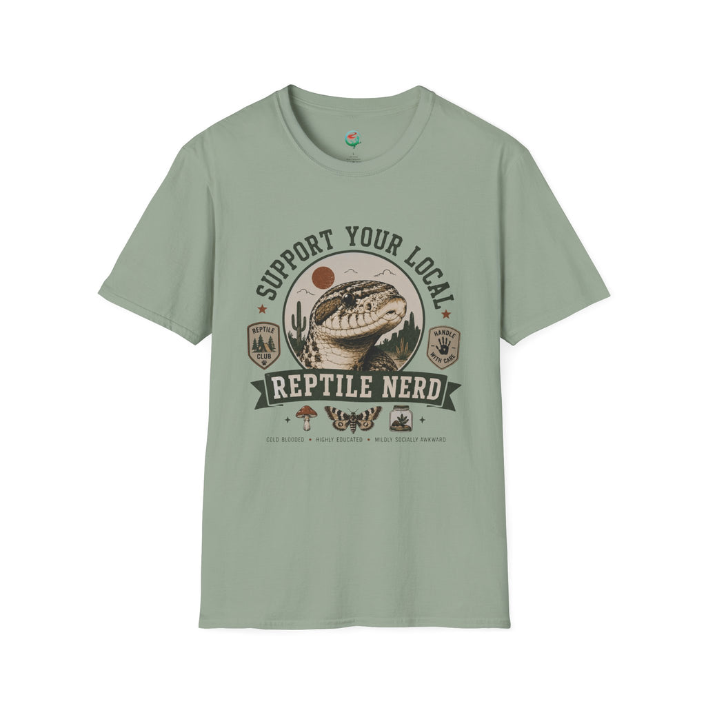 Support Your Local Reptile Nerd T-Shirt