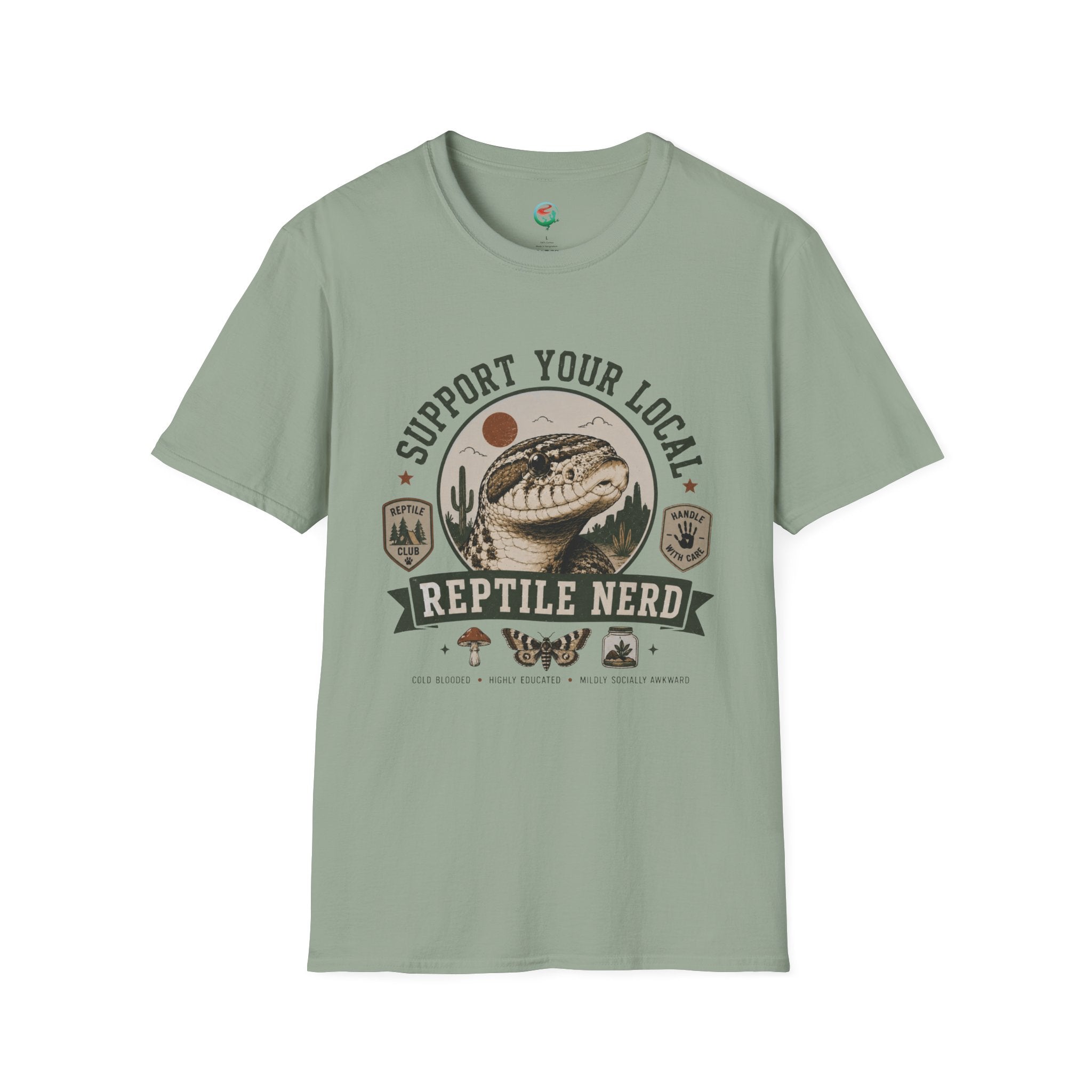 Support Your Local Reptile Nerd T-Shirt