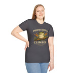 Professional Climber – No Equipment Required Tree Frog Graphic T-Shirt