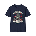 Introverted But Will Strike T-Shirt — Retro Snake Dagger Graphic Tee