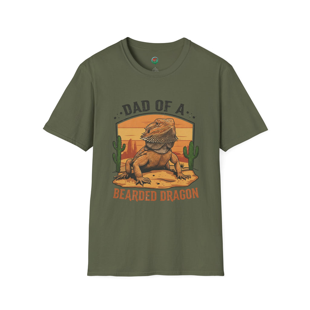 Dad of a Bearded Dragon T-Shirt — Funny Reptile Dad Gift