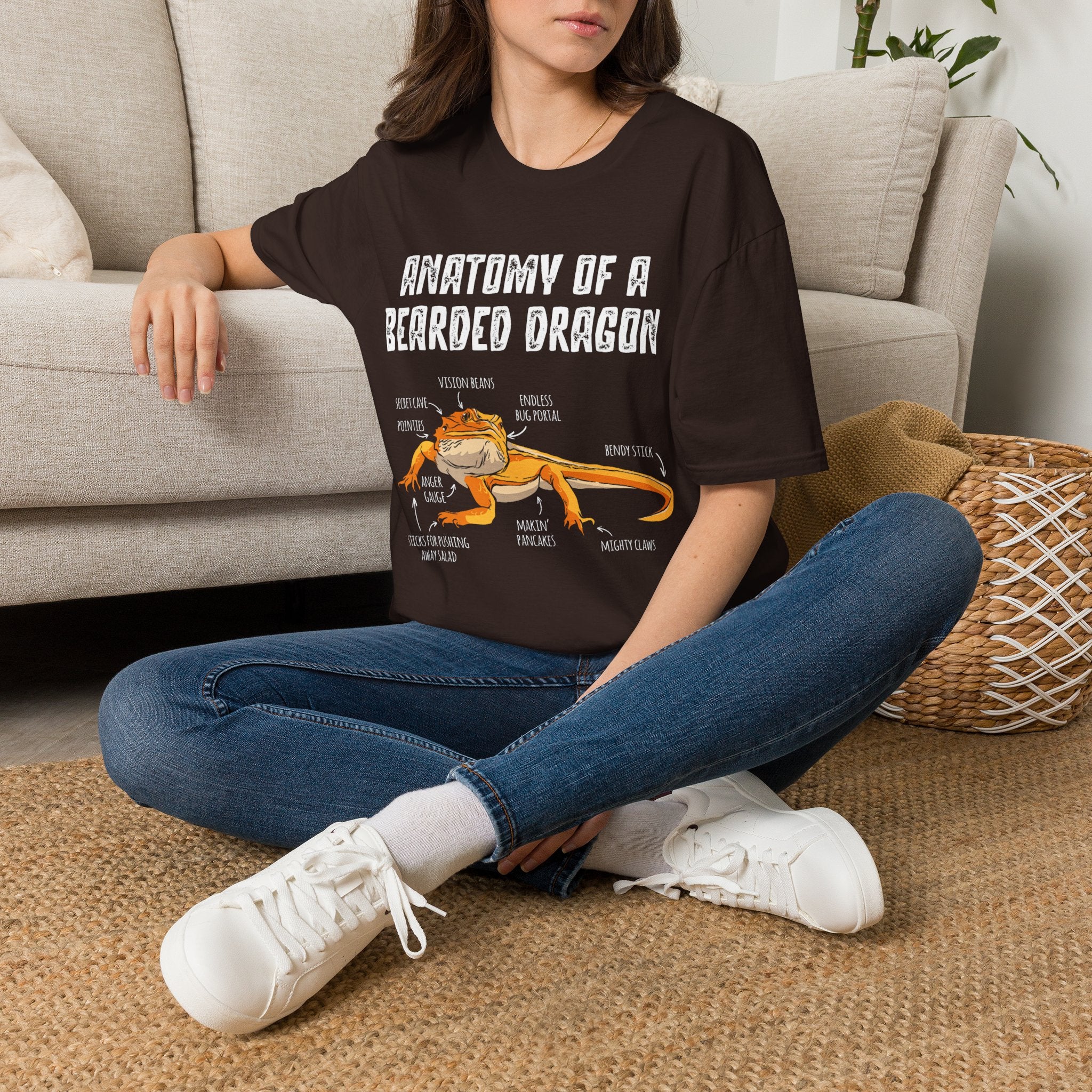 Anatomy of a Bearded Dragon T-Shirt