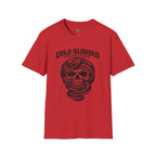 Cold Blooded Collective Skull & Snake T-Shirt — Edgy Gothic Graphic Tee