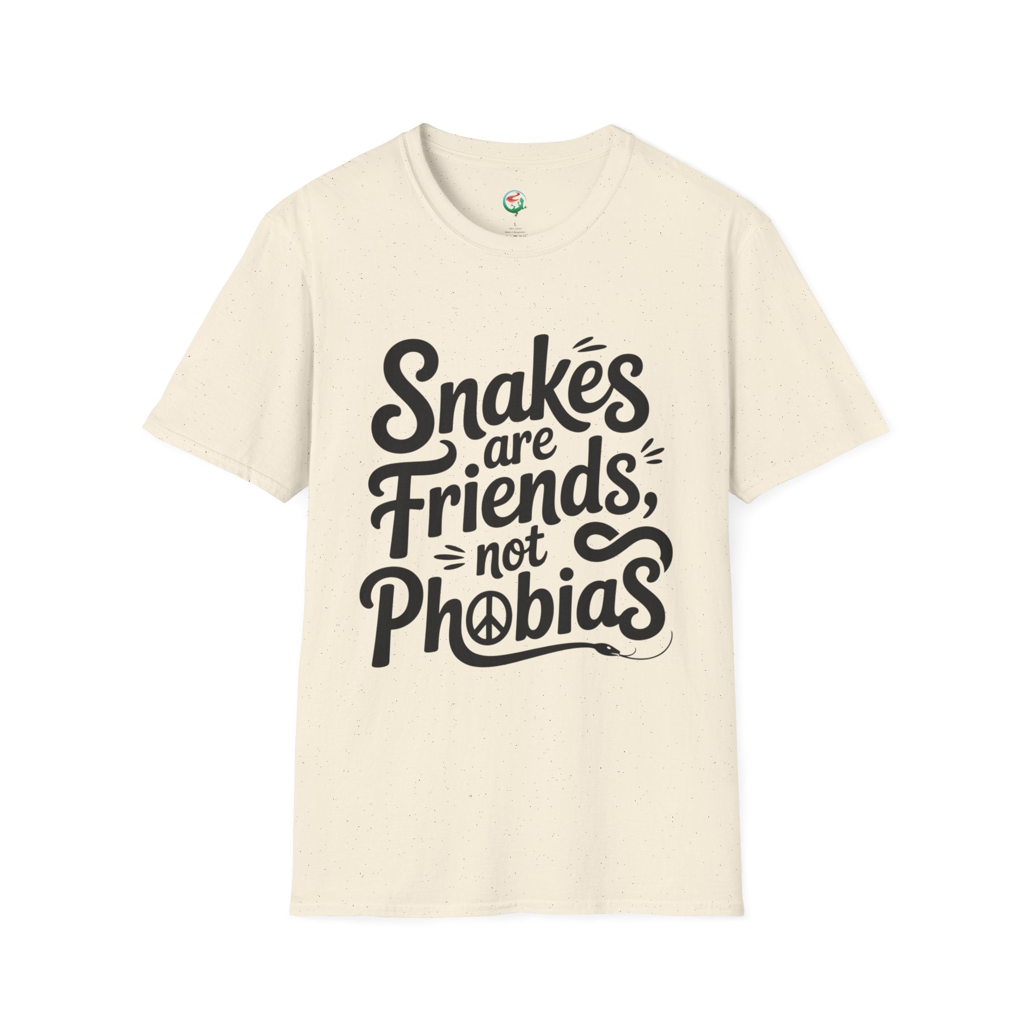 Snakes Are Friends T-Shirt — 'Snakes are Friends, Not Phobias' Graphic Tee for Snake Lovers
