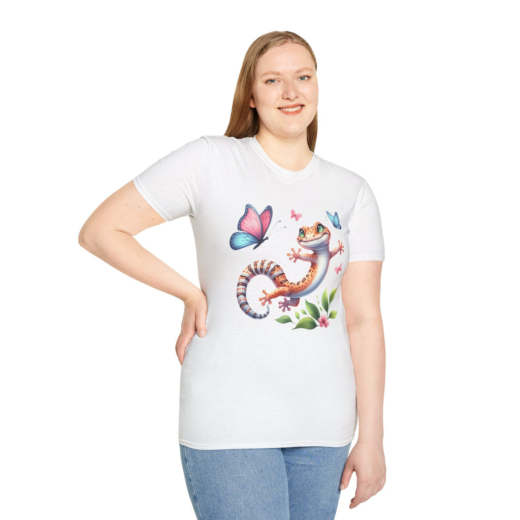 Butterfly Leopard Gecko T-Shirt | Cute Gecko Lover Tee