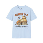 Reptile Tax T-Shirt — “Payable in Bugs” Bearded Dragon Tee