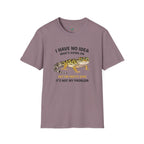 Leopard Gecko Graphic Tee — "I Have No Idea What's Going On" Funny Lizard T-Shirt