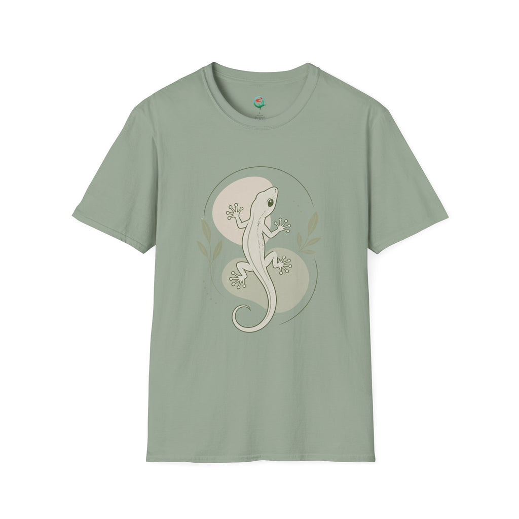 Lizard Graphic T-Shirt — Minimalist Gecko Nature Tee