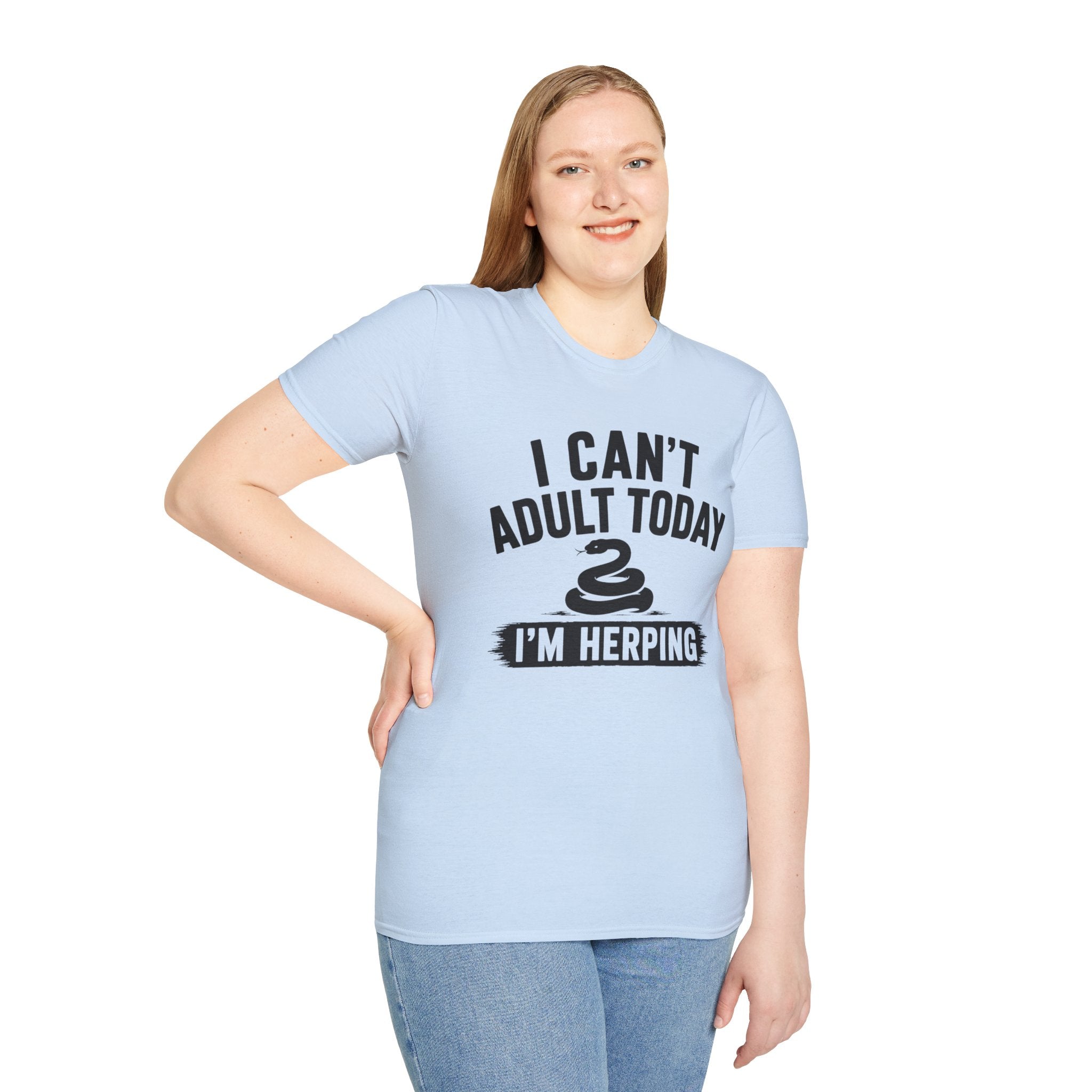 I Can't Adult Today I'm Herping Shirt | Funny Snake Herping Tee