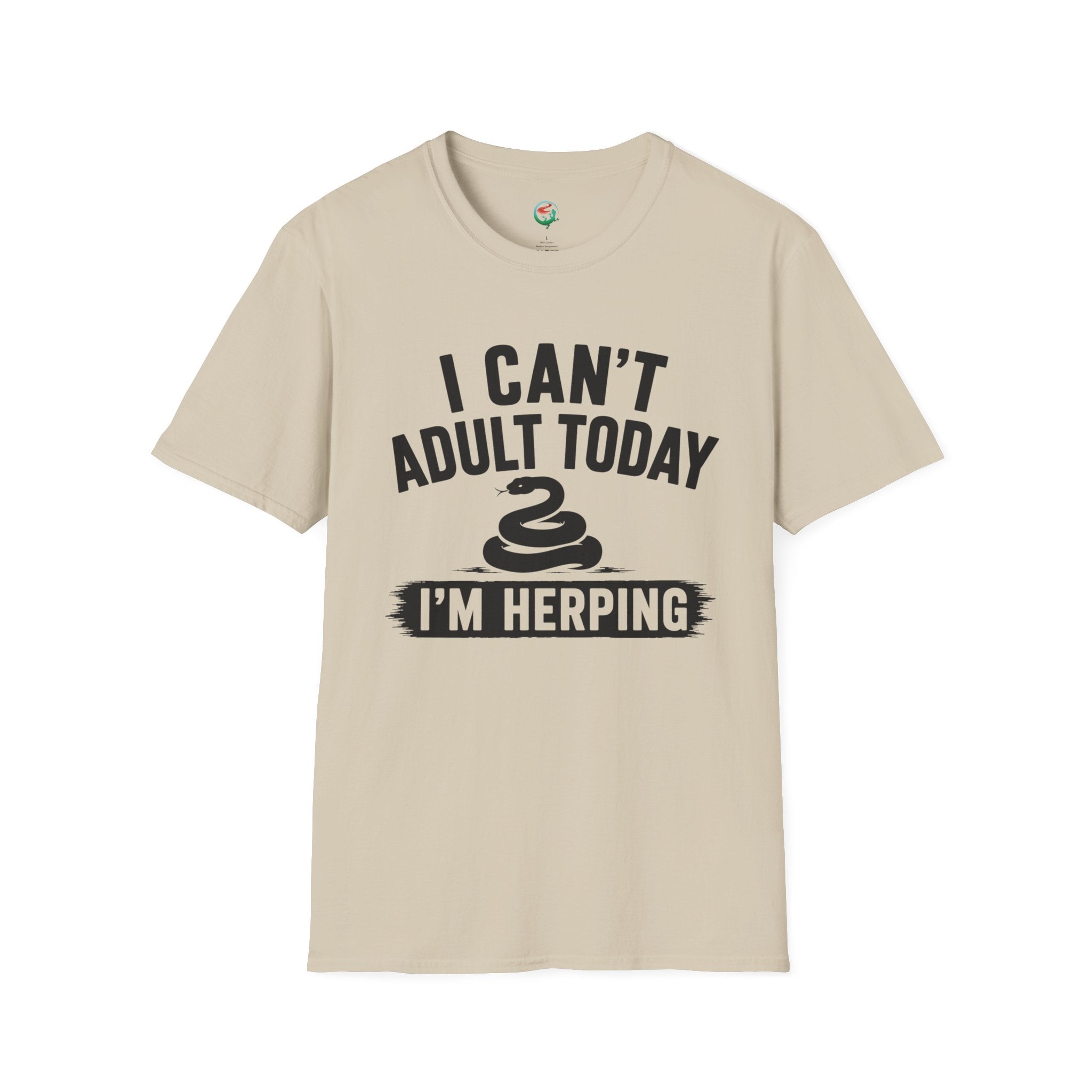 I Can't Adult Today I'm Herping Shirt | Funny Snake Herping Tee