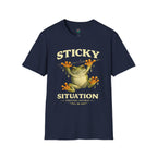 Sticky Situation – Thriving Anyway Frog Graphic T-Shirt