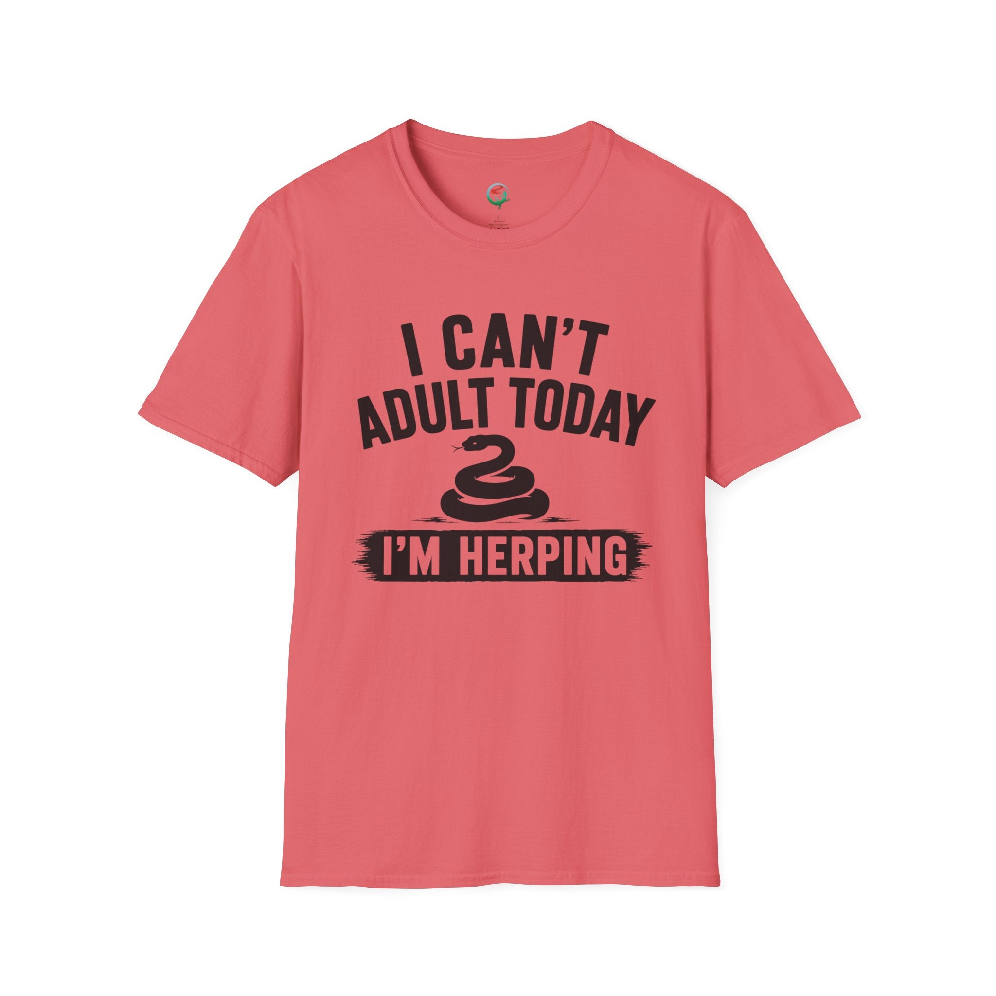 I Can't Adult Today I'm Herping Shirt | Funny Snake Herping Tee