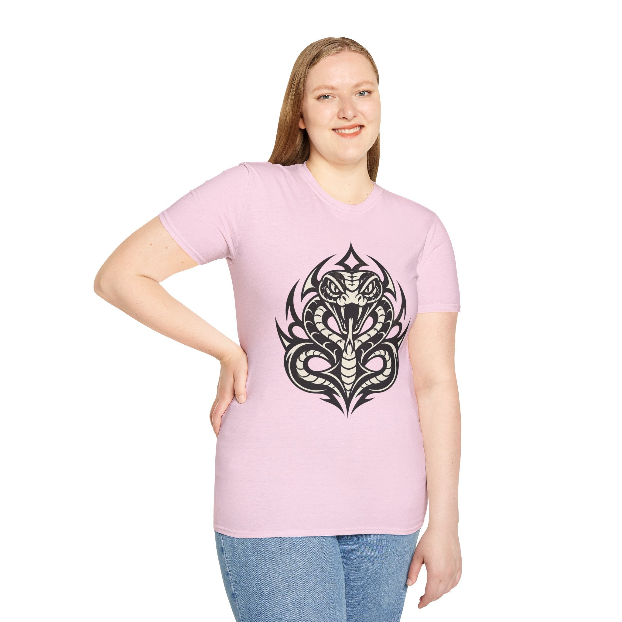 Snake Tribal T-Shirt — Fierce Cobra Graphic Tee