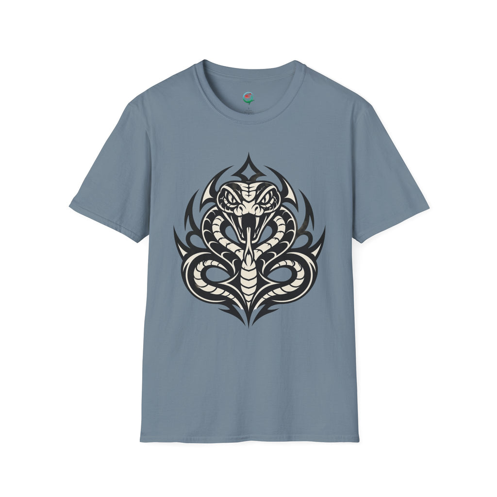 Snake Tribal T-Shirt — Fierce Cobra Graphic Tee
