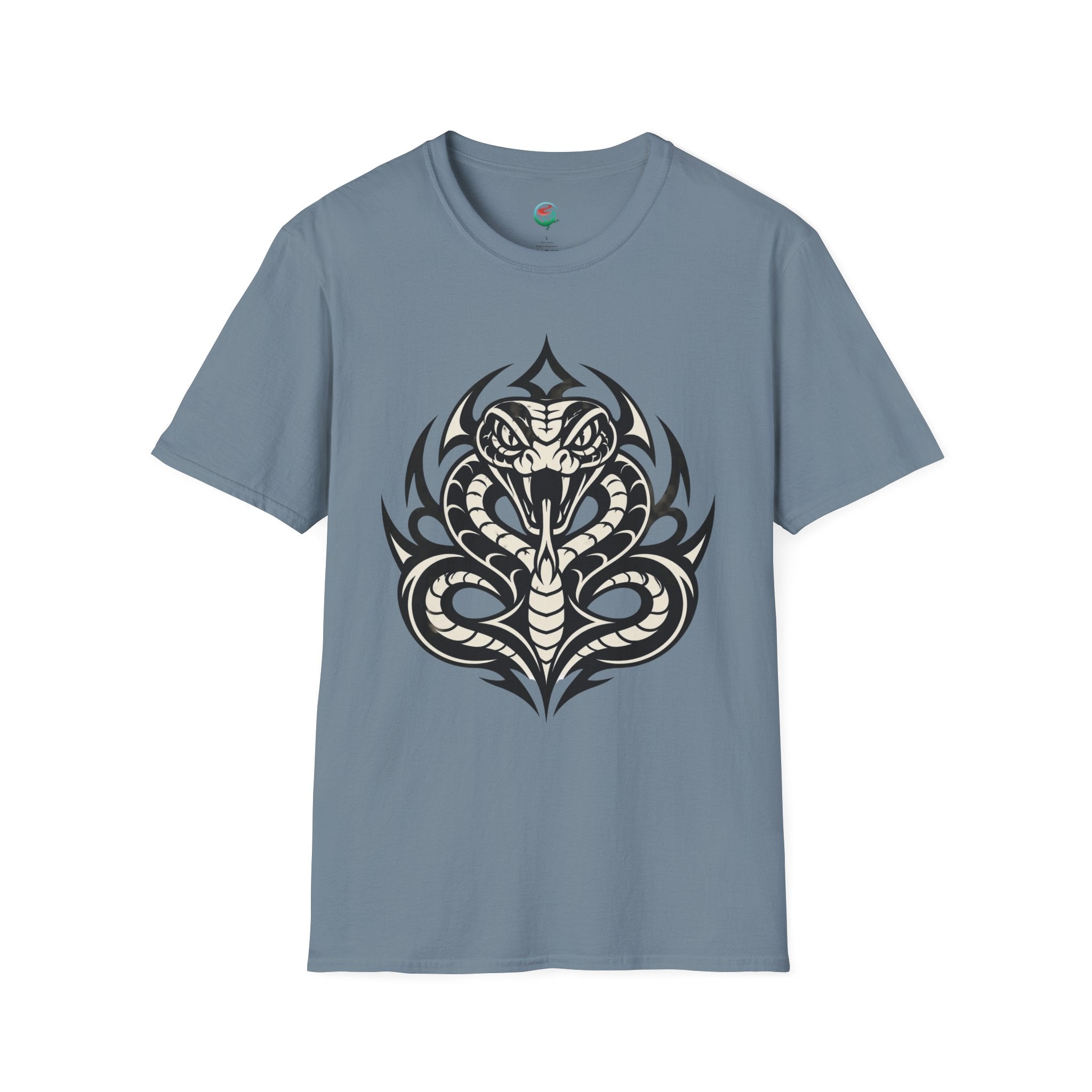 Snake Tribal T-Shirt — Fierce Cobra Graphic Tee