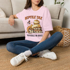 Reptile Tax T-Shirt — “Payable in Bugs” Bearded Dragon Tee