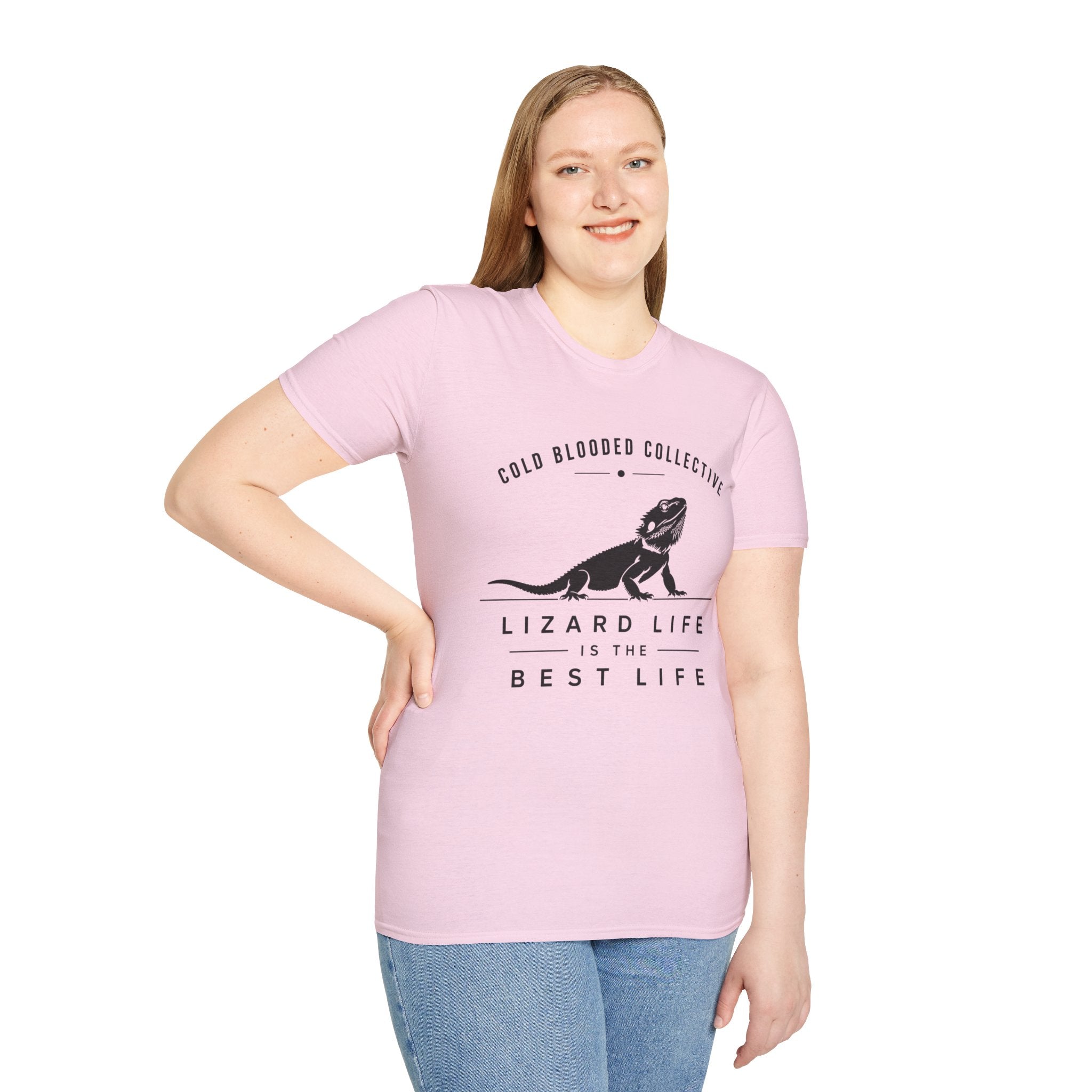 Lizard Life Tee — "Cold Blooded Collective" Bearded Dragon Graphic T-Shirt