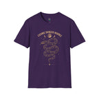 Cosmic Danger Noodle T-Shirt — Vintage Celestial Snake Tee