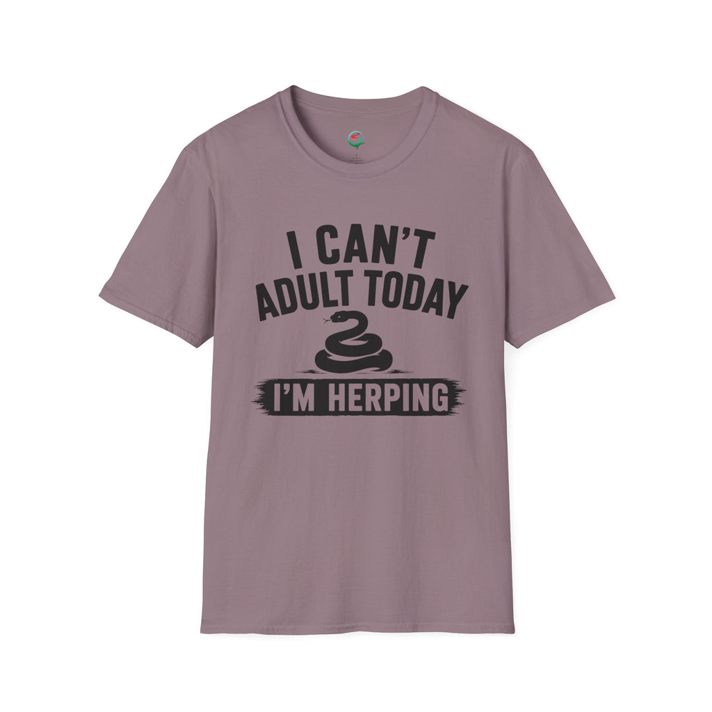I Can't Adult Today I'm Herping Shirt | Funny Snake Herping Tee
