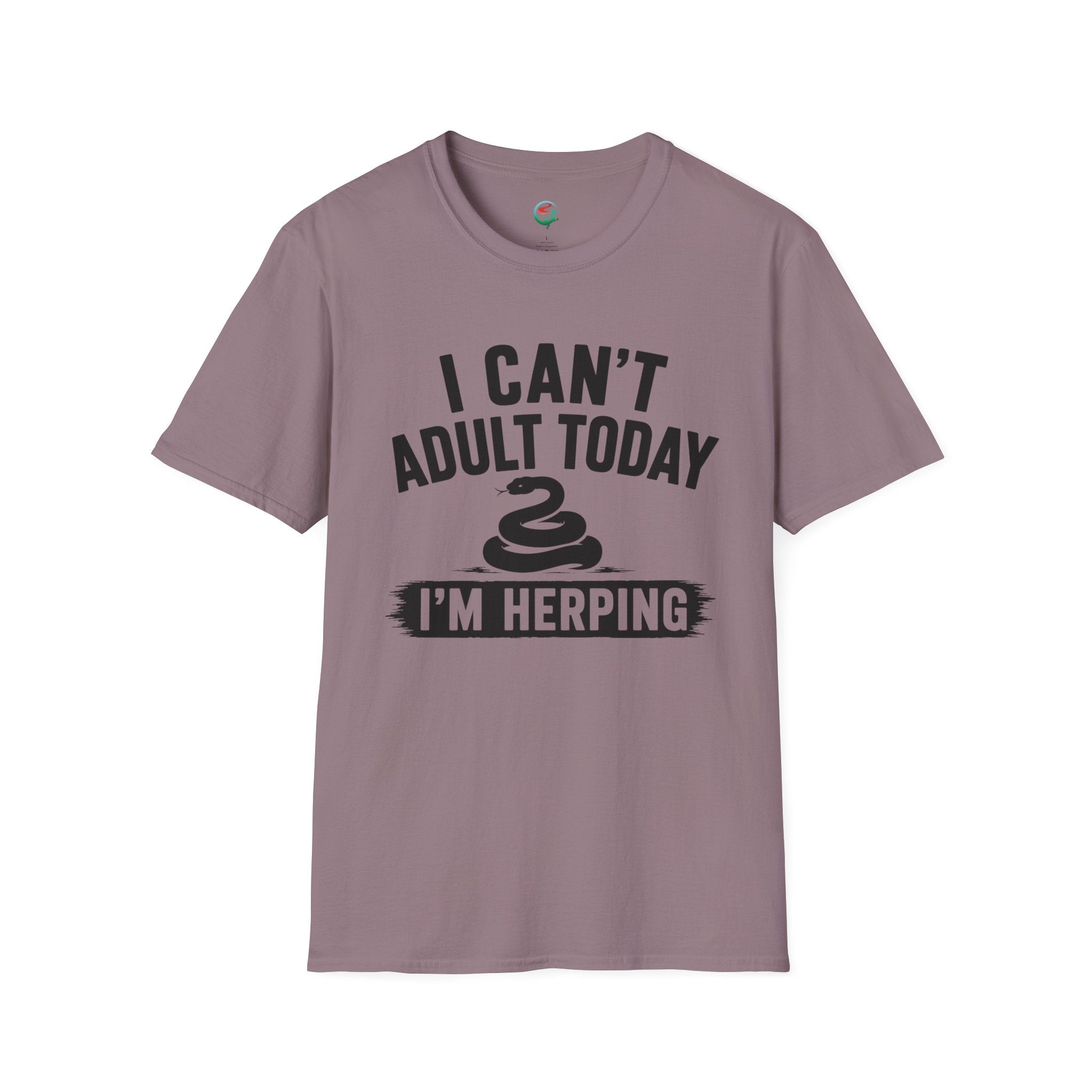 I Can't Adult Today I'm Herping Shirt | Funny Snake Herping Tee