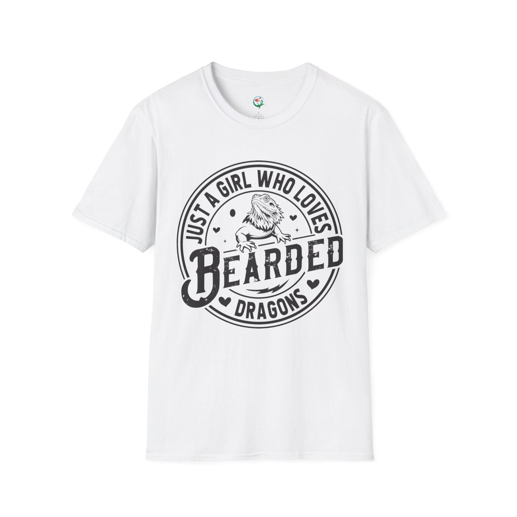Bearded Dragon T-Shirt — "Just a Girl Who Loves Bearded Dragons" Casual Tee