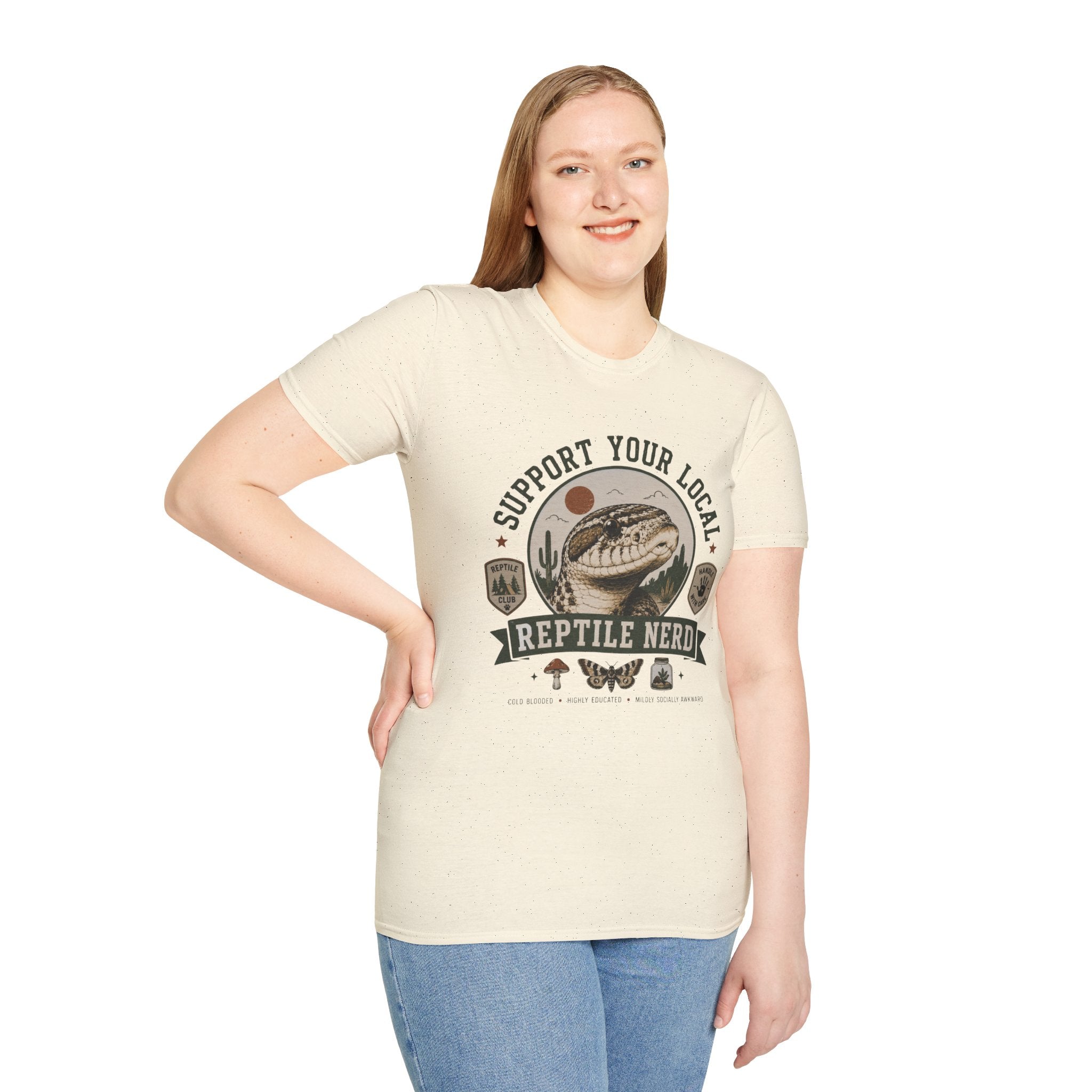 Support Your Local Reptile Nerd T-Shirt