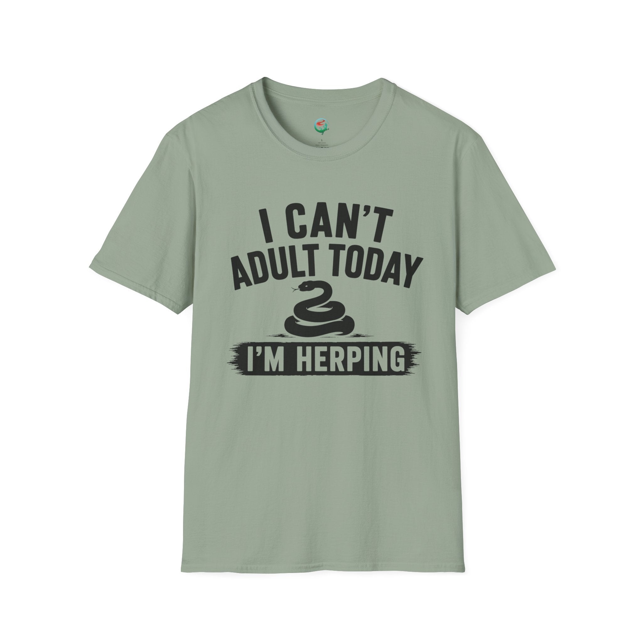 I Can't Adult Today I'm Herping Shirt | Funny Snake Herping Tee