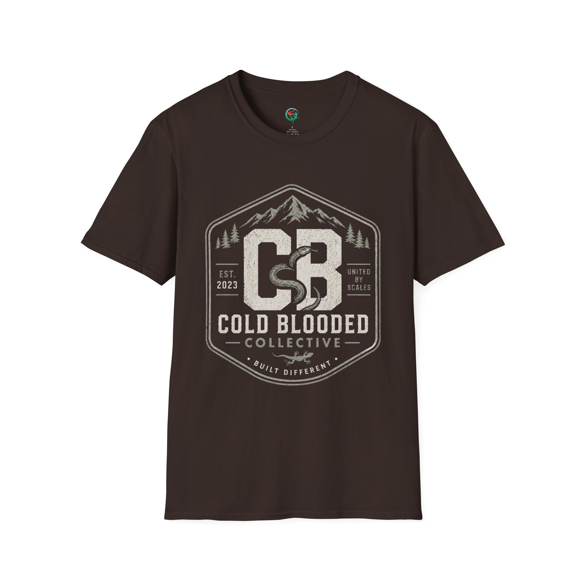 Cold Blooded Collective – Built Different Reptile Graphic T-Shirt