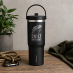 32oz Nomad Tumbler — 'Built Different' Bearded Dragon Insulated Travel Mug