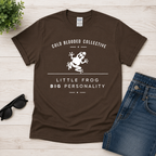 Cold Blooded Collective Frog T-Shirt — 'Little Frog Big Personality' Graphic Tee