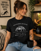 Jumping Spider T‑Shirt — "Cold Blooded Collective: Small But Not Afraid"