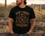 Don't Tread On My Territory T-Shirt — Western Rattlesnake Graphic