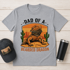 Dad of a Bearded Dragon T-Shirt — Funny Reptile Dad Gift