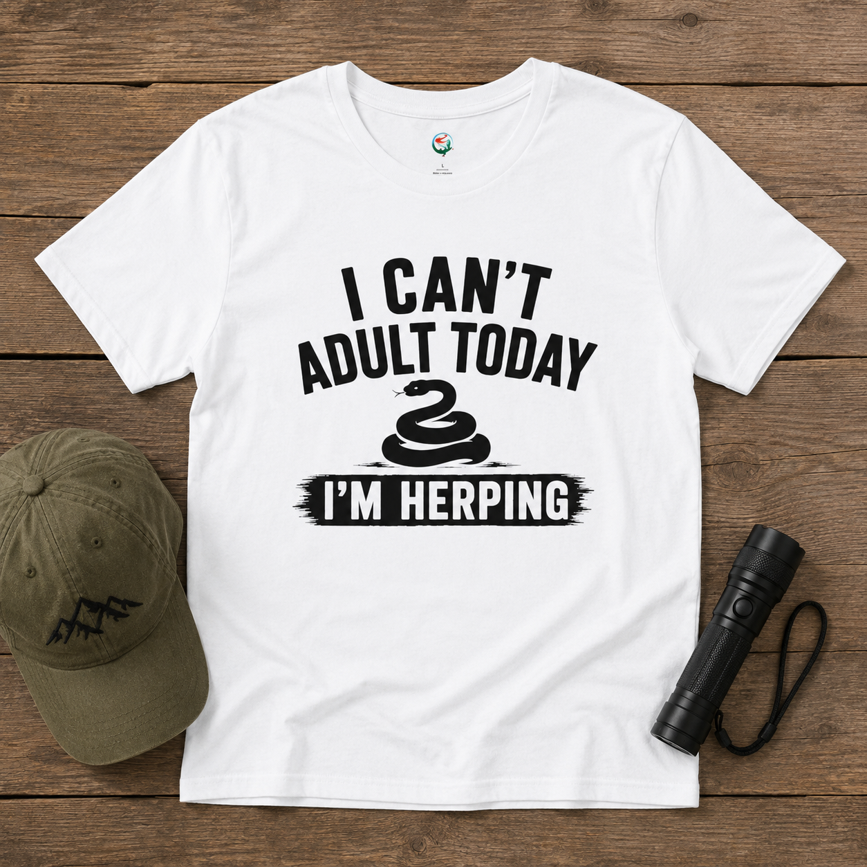 I Can't Adult Today I'm Herping Shirt | Funny Snake Herping Tee