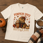 Pumpkin Spice and Reptile Life Shirt | Cute Bearded Dragon Fall Tee