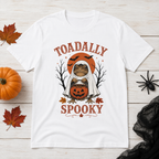 Toadally Spooky Shirt | Funny Halloween Toad Ghost Graphic Tee