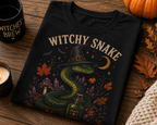 Witchy Snake Halloween Shirt | Vintage Witch Snake Graphic Tee