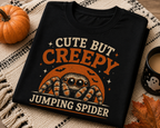 Cute But Creepy Jumping Spider T-Shirt — Funny Halloween Spider Tee