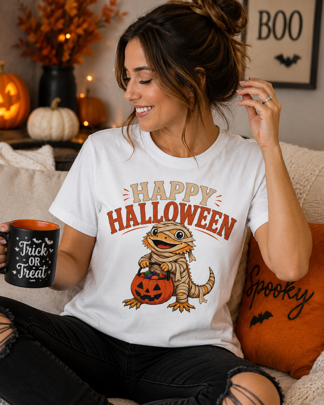Happy Halloween Bearded Dragon T-Shirt