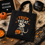 Trick or Treat Bearded Dragon Tote Bag | Halloween Reptile Bag