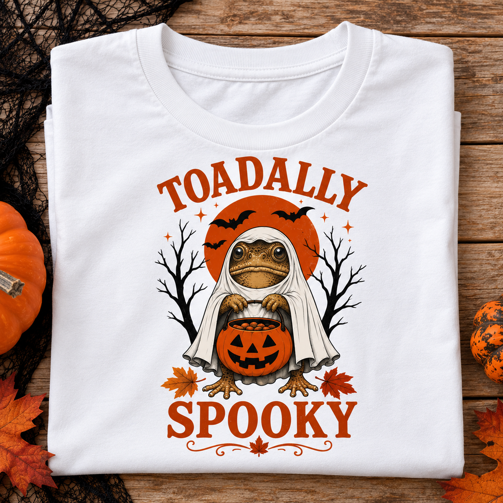 Kids T-Shirt — 'Toadally Spooky' Halloween Toad Costume Tee