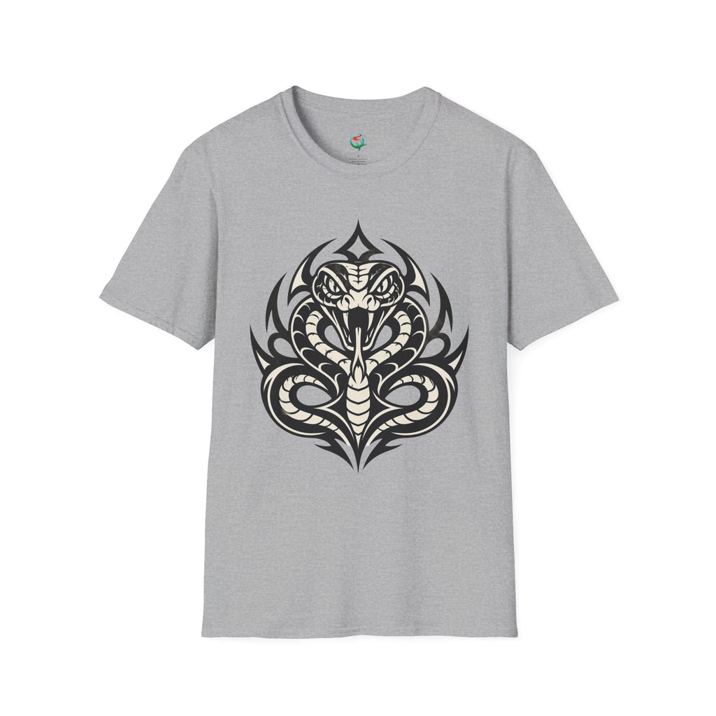 Snake Tribal T-Shirt — Fierce Cobra Graphic Tee