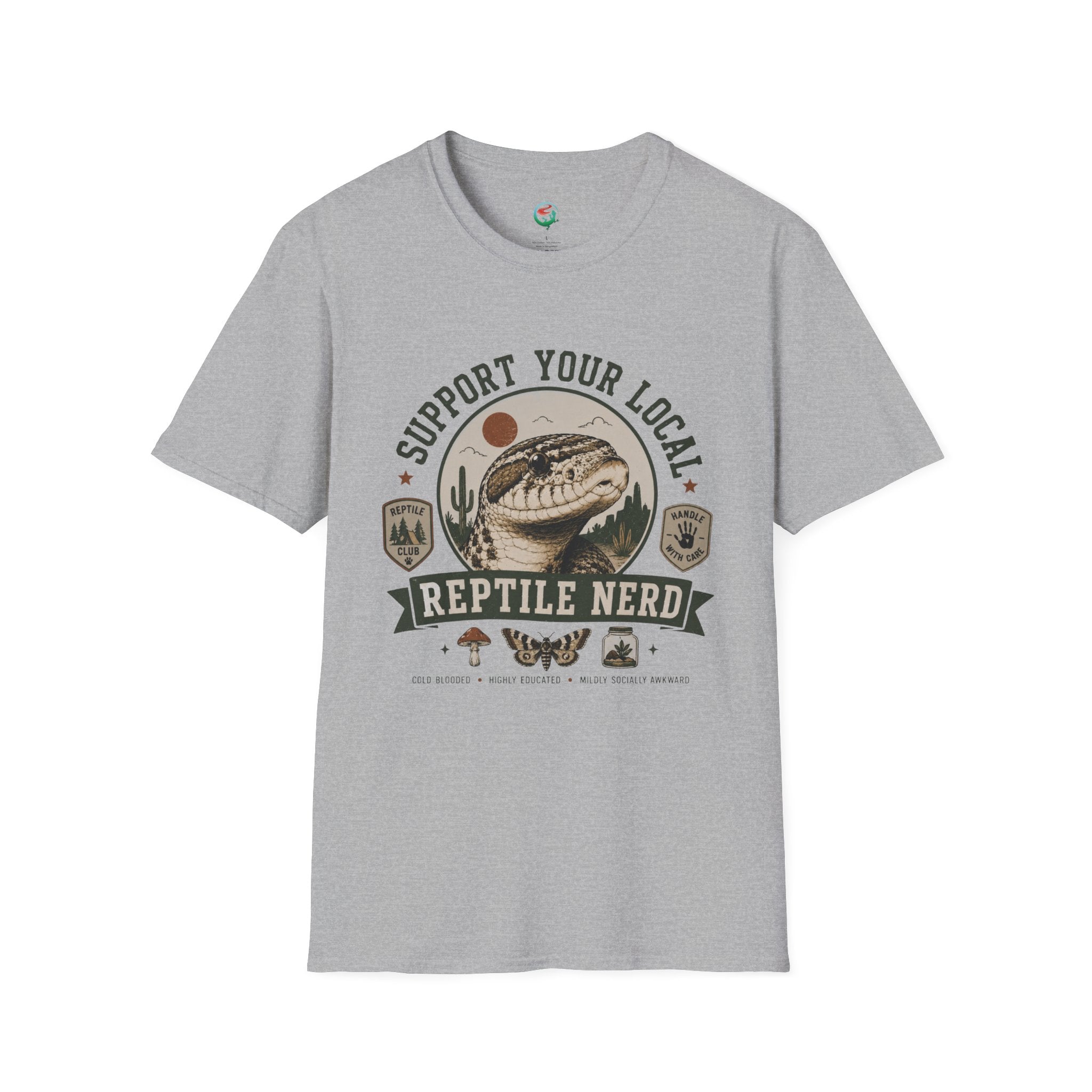 Support Your Local Reptile Nerd T-Shirt