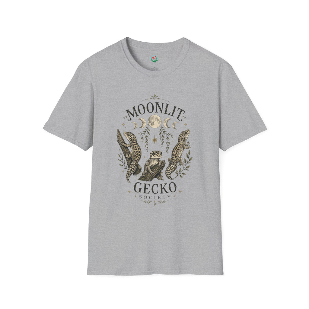 Moonlit Gecko T-Shirt — Celestial Gecko Graphic Tee