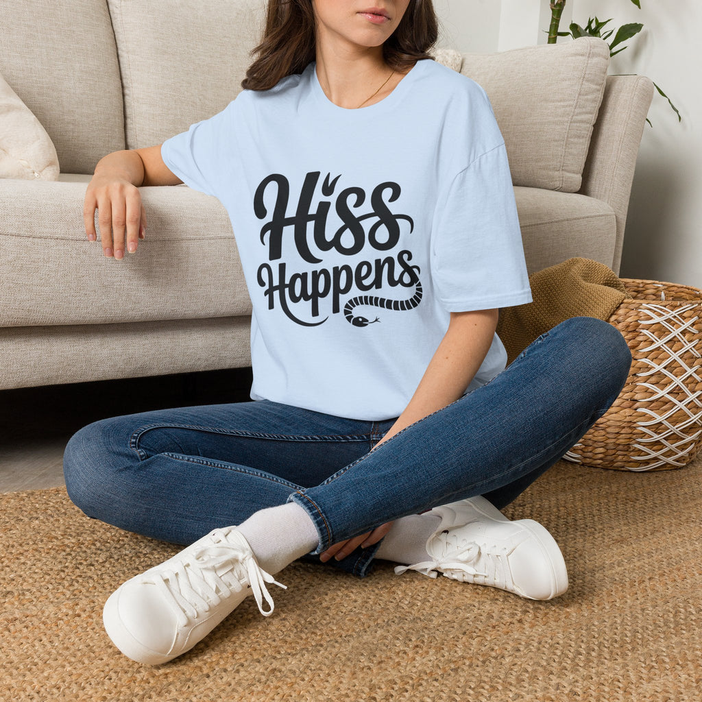 Hiss Happens T-Shirt — Funny Snake Lover Tee