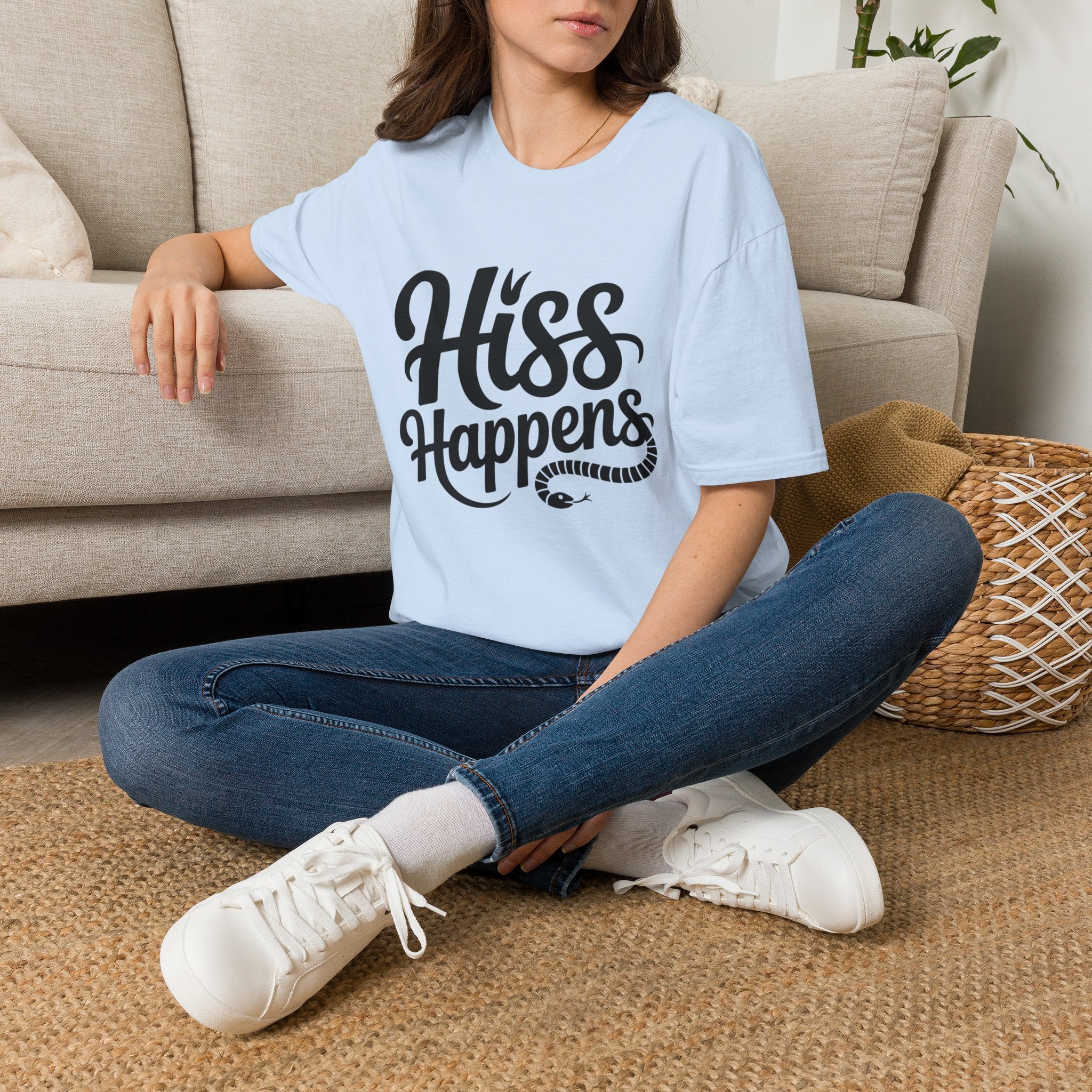 Hiss Happens T-Shirt — Funny Snake Lover Tee