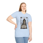 Serpent Seer T-Shirt — Mystical Cobra & Moon Phase Graphic Tee