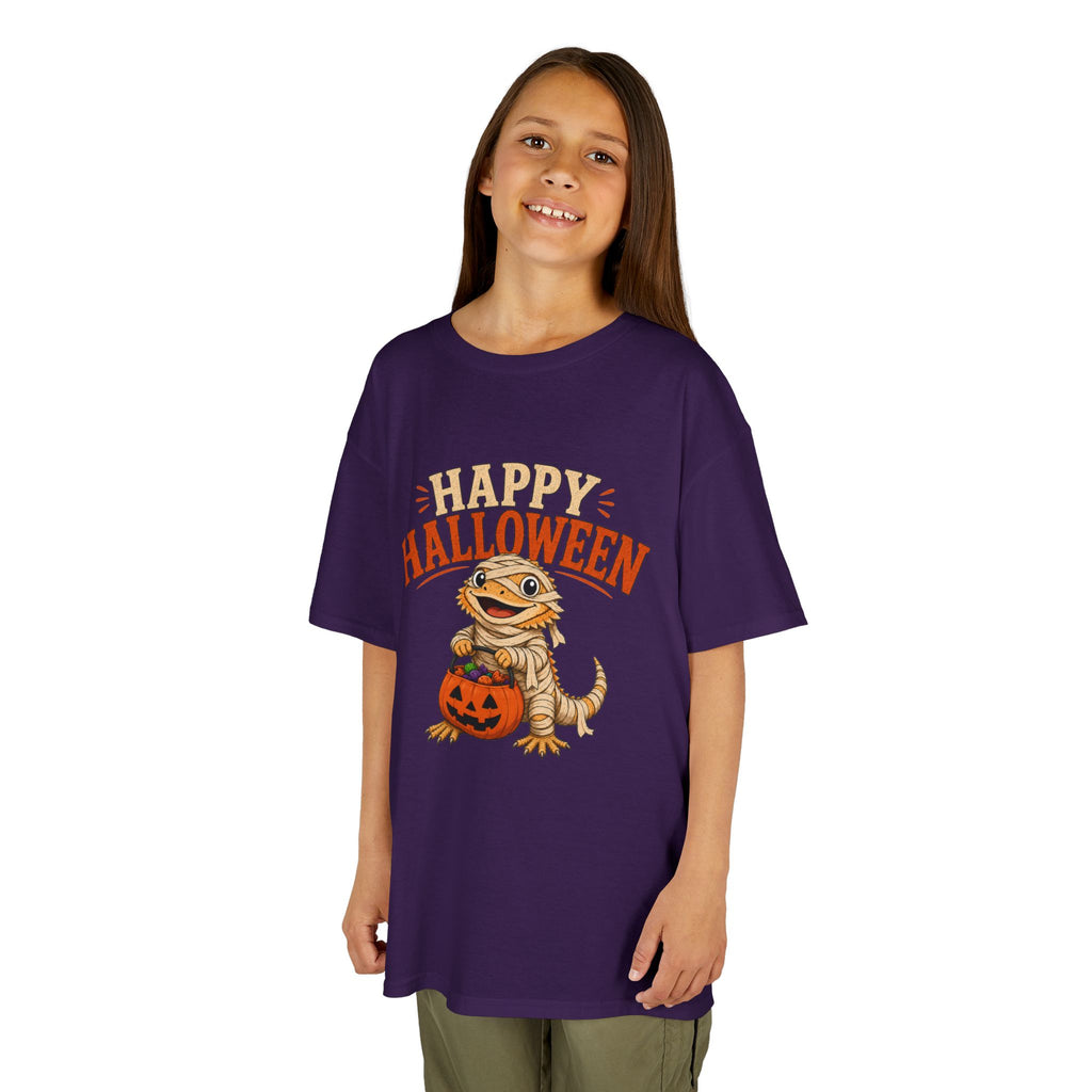 Kids "Happy Halloween" Bearded Dragon T-Shirt