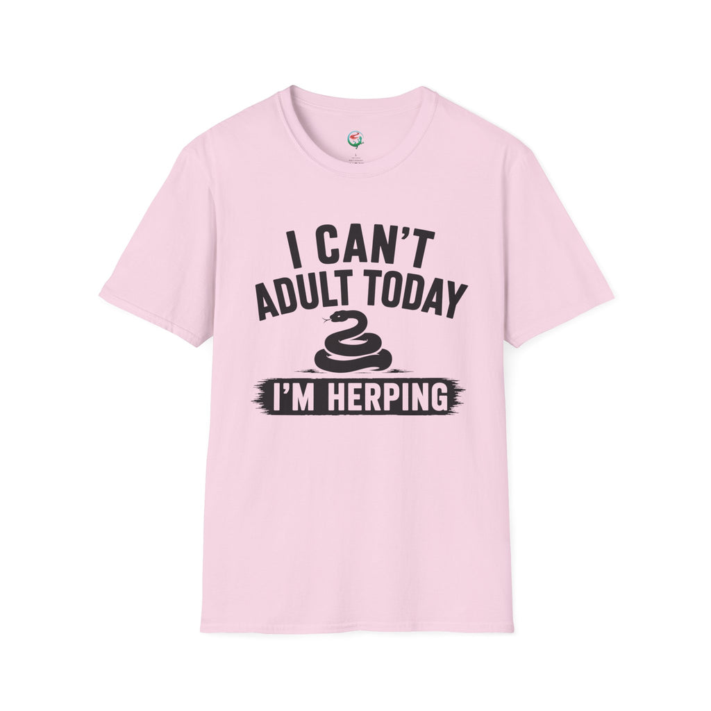 I Can't Adult Today I'm Herping Shirt | Funny Snake Herping Tee