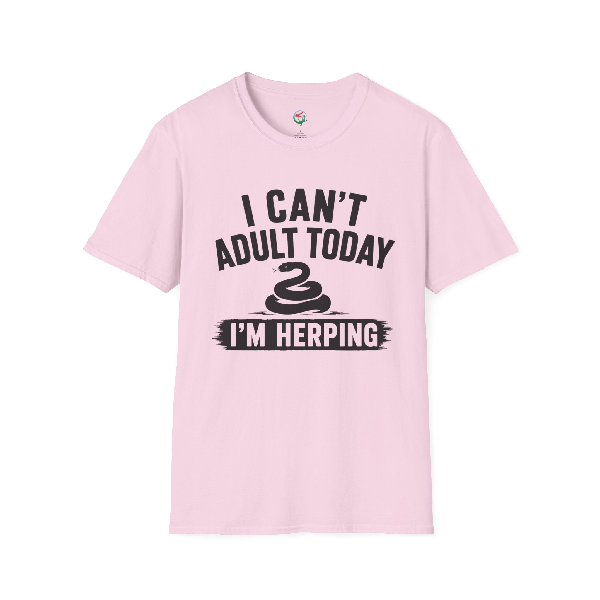I Can't Adult Today I'm Herping Shirt | Funny Snake Herping Tee